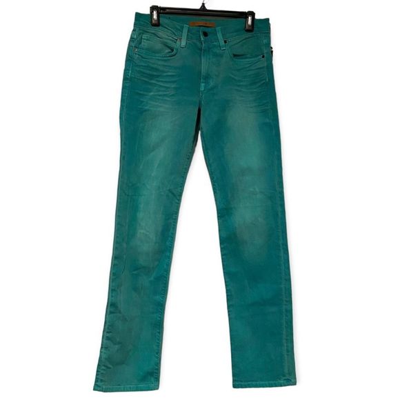 Joe's Jeans Straight Fit in Teal - Picture 1 of 9